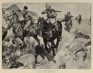 Ein Zusammenstoß mit dem Feind